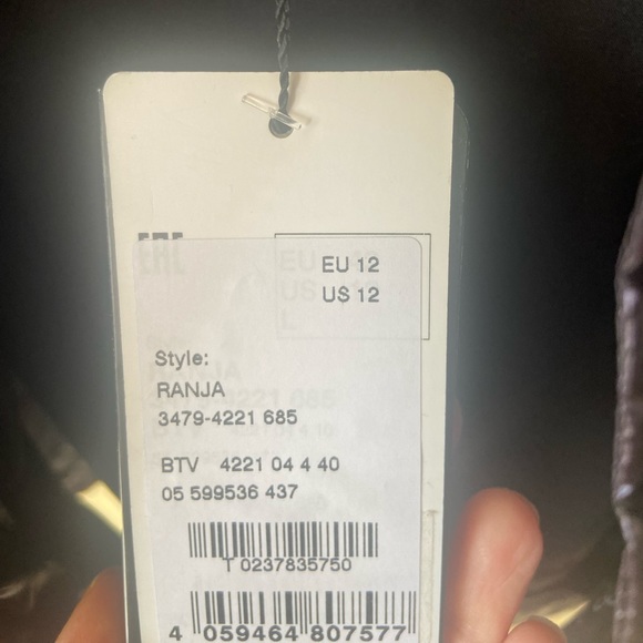 🔖L 12 BOGNER Ranja Oversized Hooded Metallic Insulated Ski Jacket Purple - Picture 14 of 16